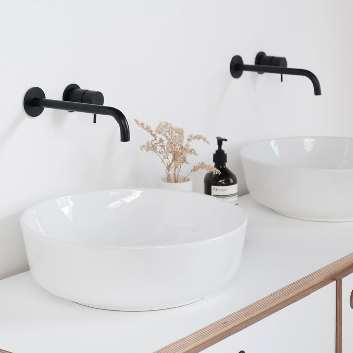 Witte ronde lavabo kopen