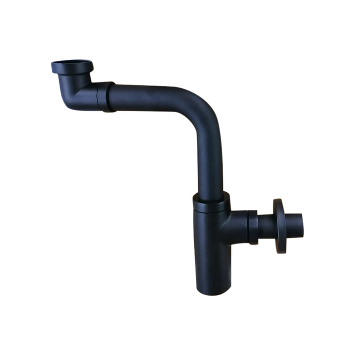 Siphon Platzsparend – Mattschwarz