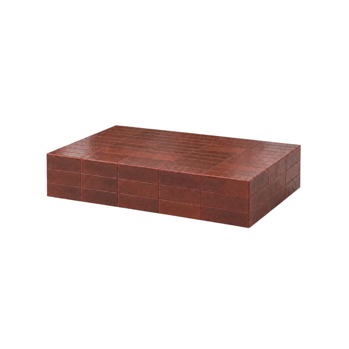 Salontafel Tilo - Cinnamon kleur - Tegel - 120 cm - Rechthoekig