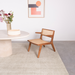 Challans eetkamerstoel in low dining rotan walnoot.ALT