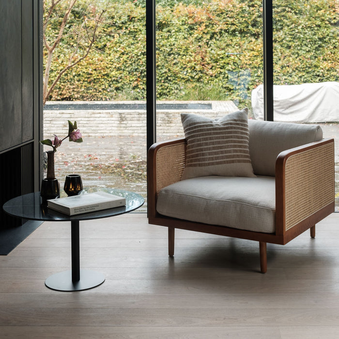 Jake Salontafel - Zwart Keramiek - Ø70×35cm - Zwart