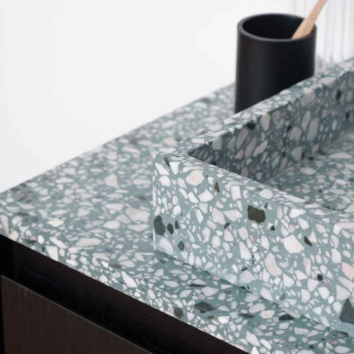 Groen Terrazzo Ingezoomd 