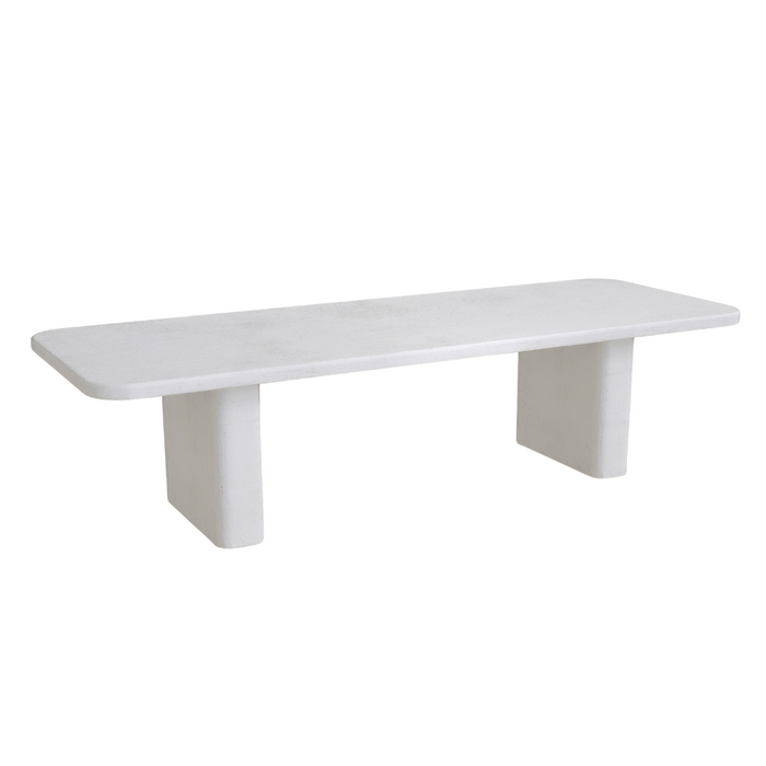 Eettafel Tully - MicroSkin - Latte - Rechthoekige vorm - Rechte poten