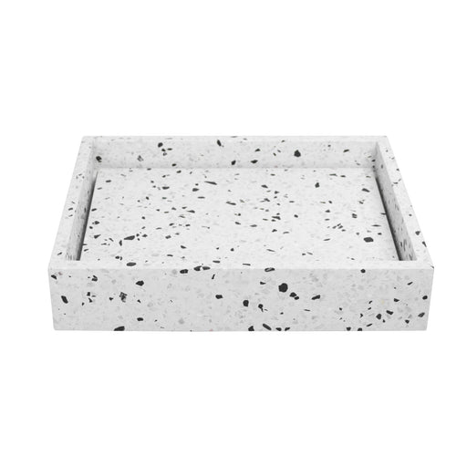 George wasbak met bodemplaat witte terrazzo