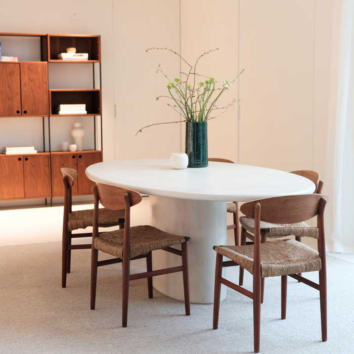 Hector eettafel ovaal mortex look Furnified alt