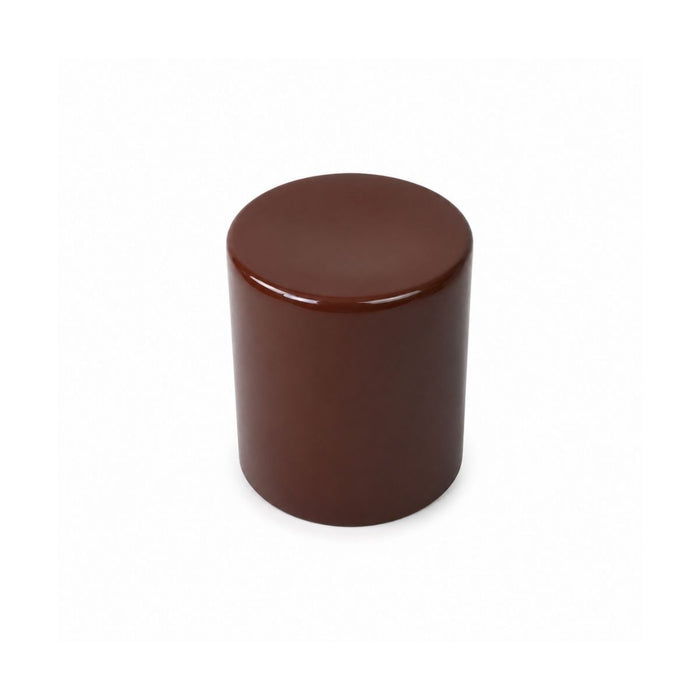 Side table Aster – D30 × H34 cm – Glossy cinnamon - Ceramic