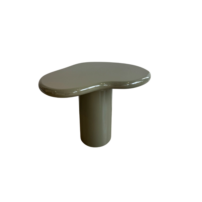 Organische bijzettafel - Jonah - Medium - Olijfgroen - StoneSkin glossy
