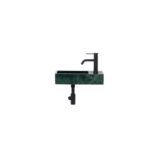Handenwasser Furnified groen marmeren