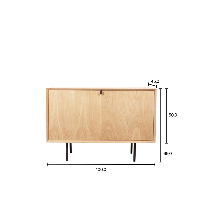 Retro Dressoir - Eik - Salvin - 100cm