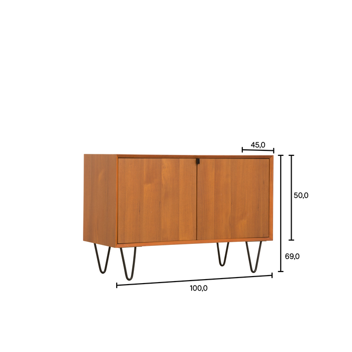 Retro Dressoir - Teak - Salvin - 100cm