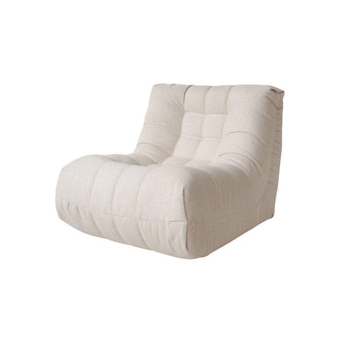 Armchair Numa - W85 D102 H80 - VDF131: Light beige