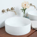 Walnoten badkamerkast Fien - 120 cm - Sims solid surface waskommen