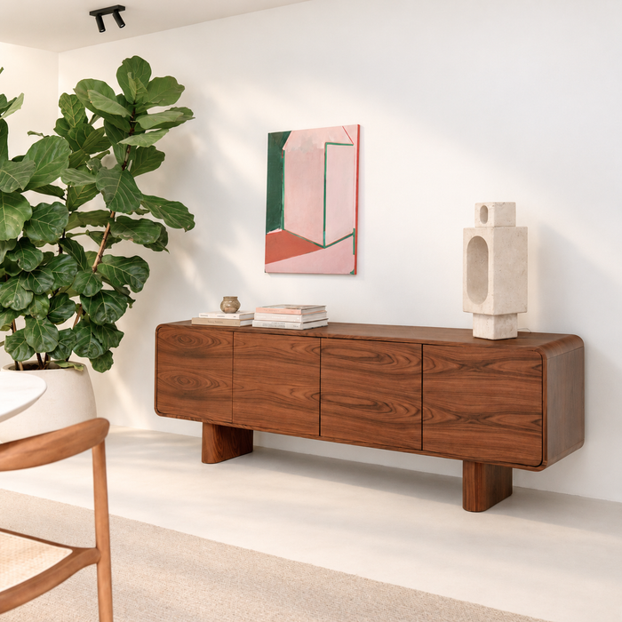 Mid-century sideboard Baron rosewood 220 cm