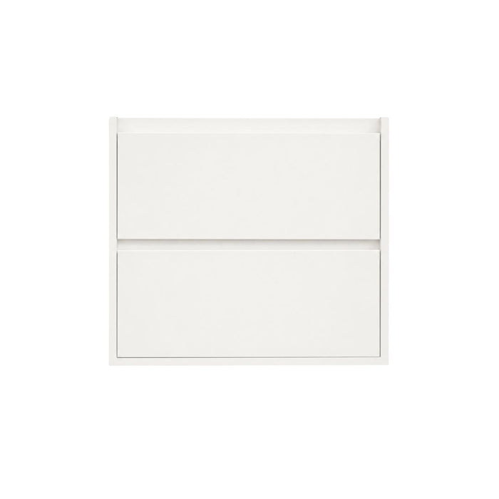 Armoire de salle de bains en bois blanc Ann 80 cm