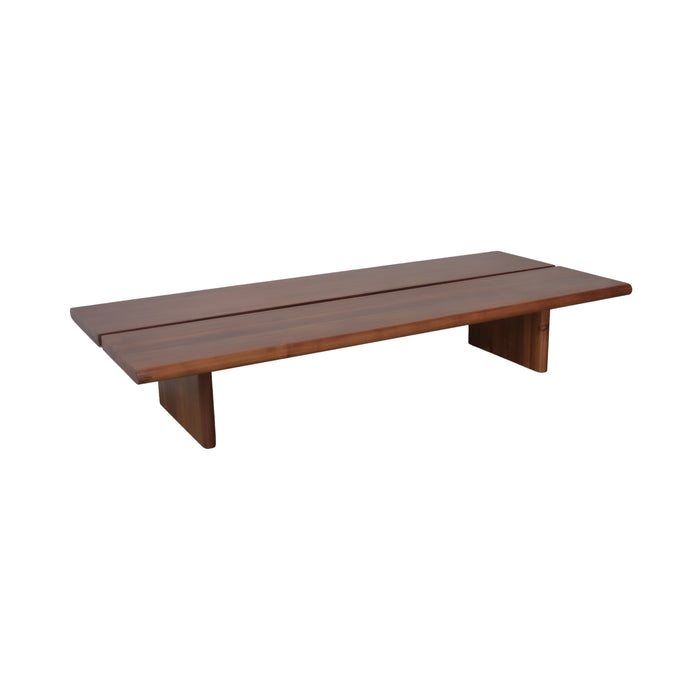 Salontafel Arlen - Donkerwalnoot kleur - Essenhout - 160 cm