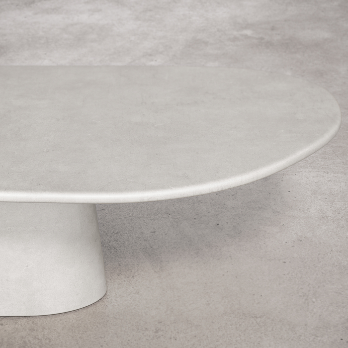 Organische eettafel voor buiten -  Avira - 280 cm - Latte - Polycomposiet