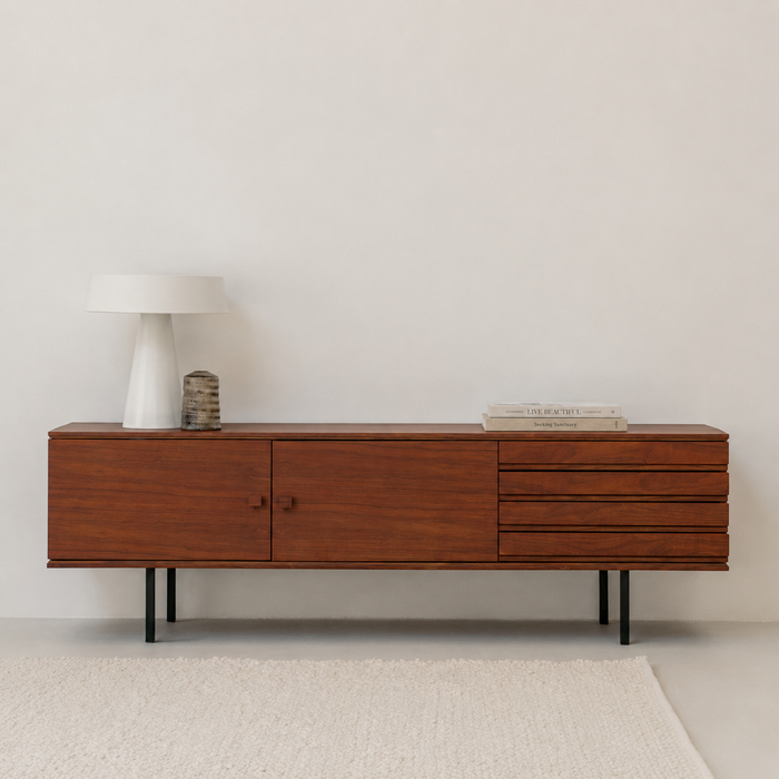 TV Meubel - Calvin - Walnoot - 165 cm