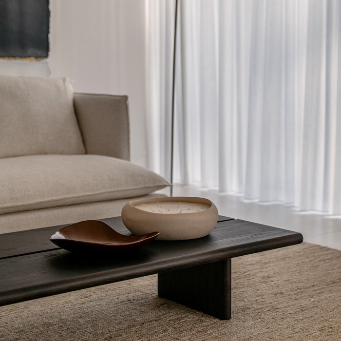 Salontafel Arlen - Essenhout - 160 cm - Smokehout kleur