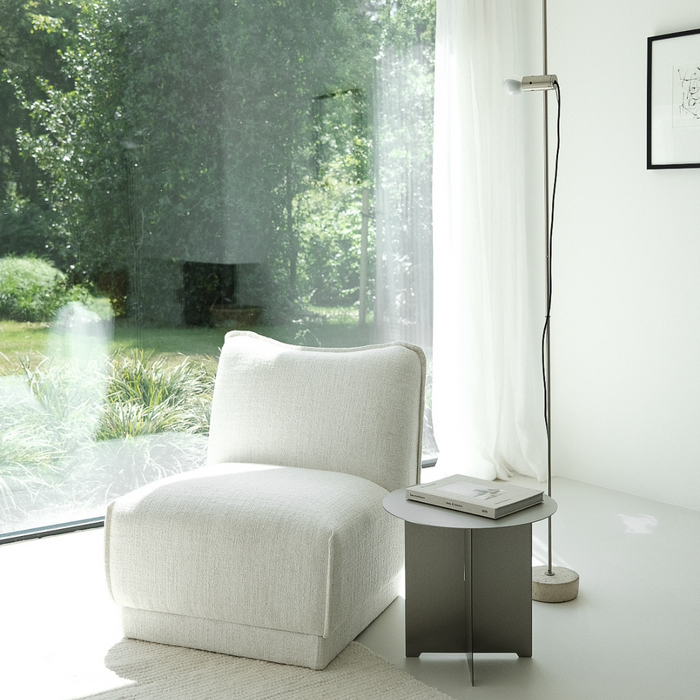 Fauteuil Elodie - H 71 cm - Verkrijgbaar in Mosgroen, teddystof en Sandstone Weave