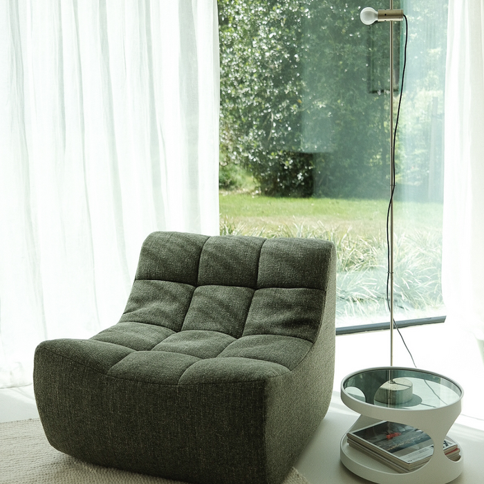 Lemont Sofa Fauteuil Module - 81 cm Breed – Verkrijgbaar in Ivory bouclé en Sandstone Waeve
