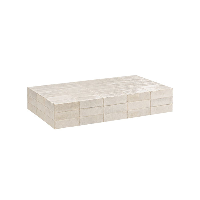 Coffee table Tilo beige tile 120 cm