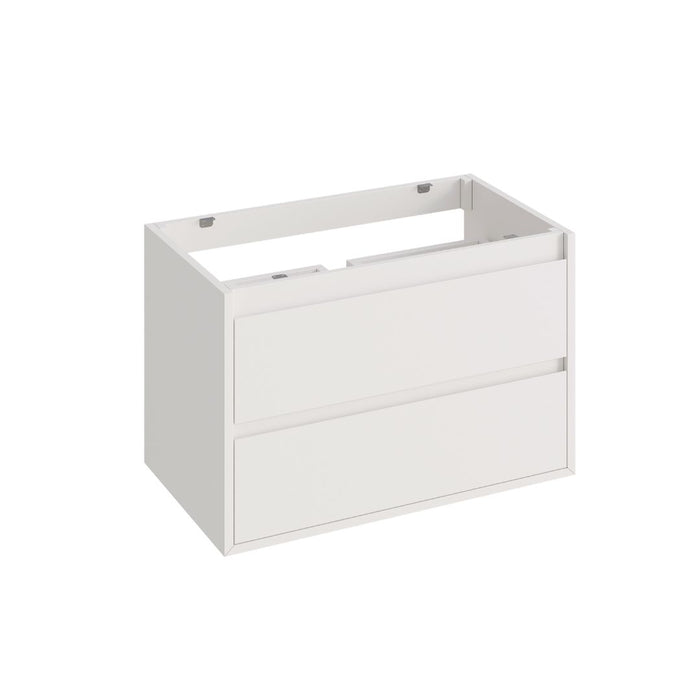 Armoire de salle de bains en bois blanc Ann 80 cm
