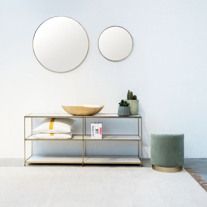 luiza consoletafel in wit marmer furnified