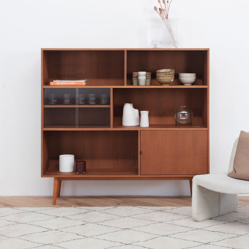Teak wandkast Felix Furnified