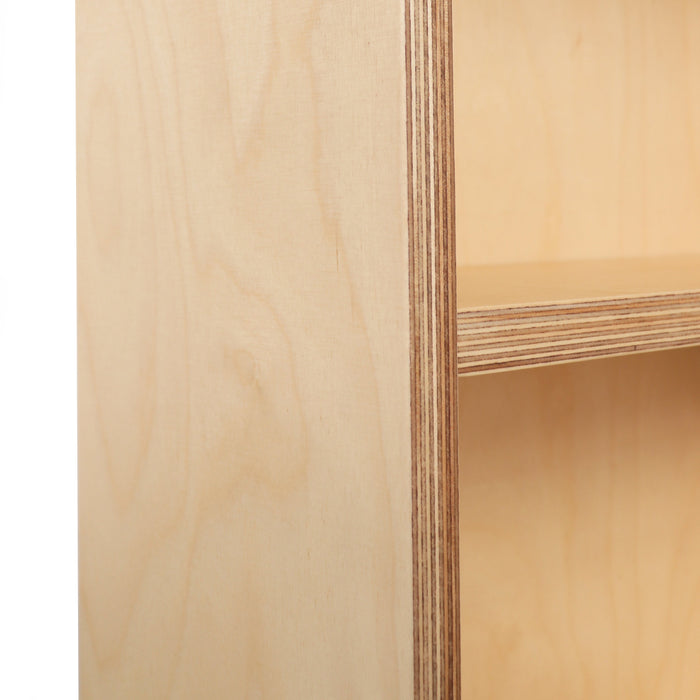 Scandinavisch Badkamerkast met Berk Hout