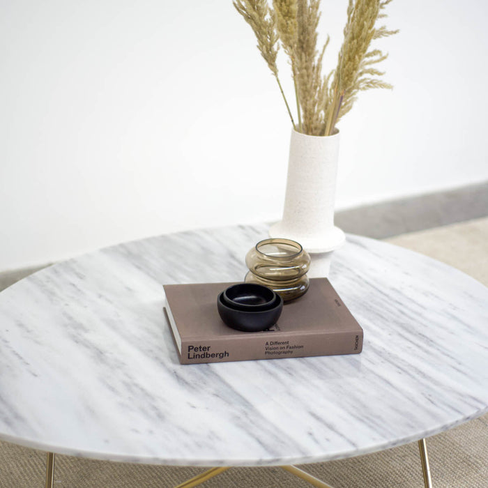 ovale salontafel Richard Wit