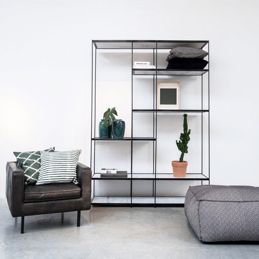 Wandrek in Wit Marmer BerlinH215cm