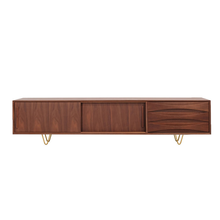 TV-kast met Lades - Oskar - Walnoot - 220 cm