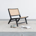 Rieten fauteuil Flora naturel rotan zwart alt