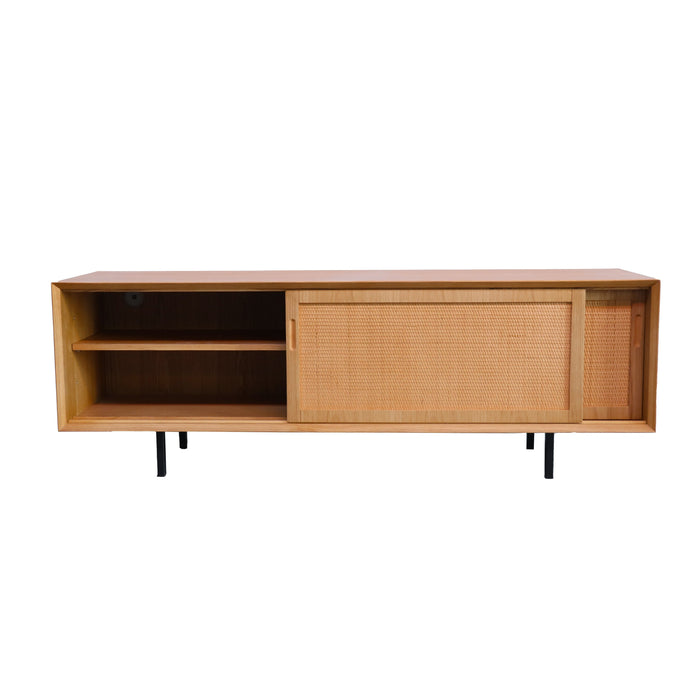 Scandinavisch Dressoir Oskar Eik Naturel Riet