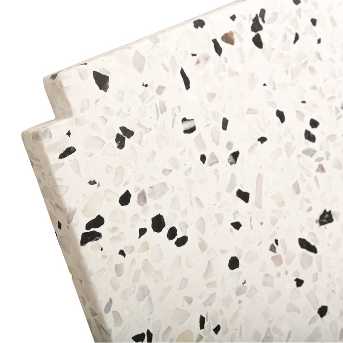Onderplaat Gustaaf - Wit Terrazzo - 150cm