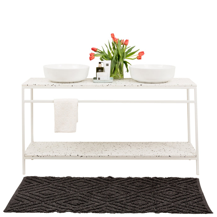 Onderplaat Gustaaf - Wit Terrazzo - 150cm