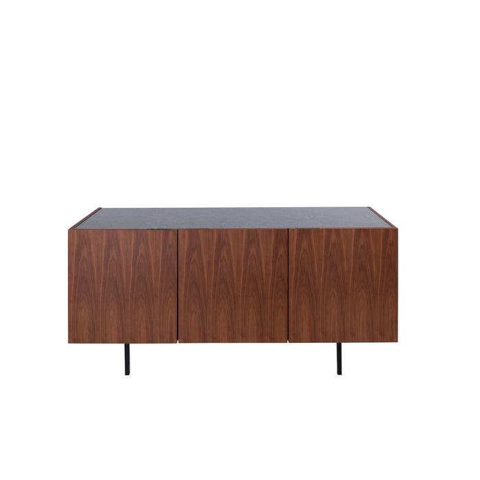 Dressoir met Marmer Pisa Walnoot/Groen 150cm