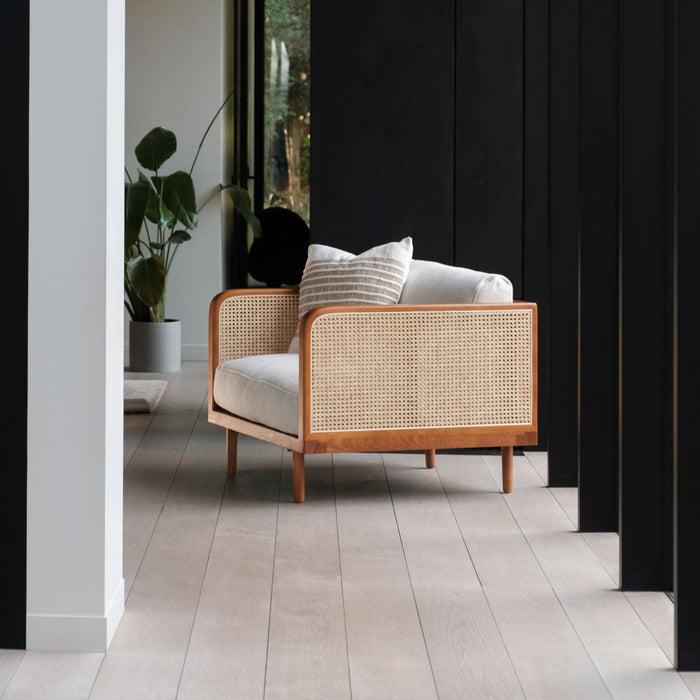Rotan Fauteuil Milan - Walnoot