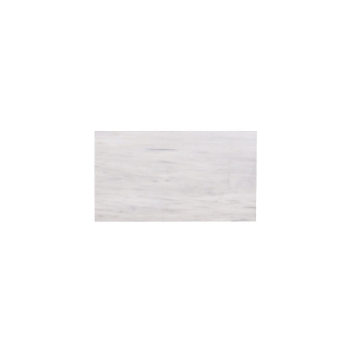 Marmeren wastafelblad Marcel - Wit - 80cm