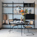Zwarte wall unit met extra large Zwart 278x230cm