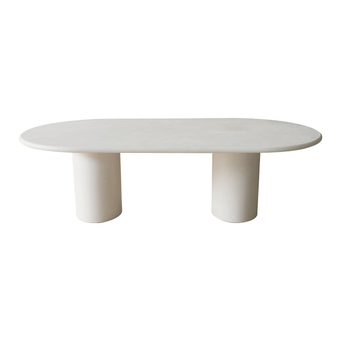 Eettafel Microskin ovaal